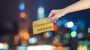 Change your behaviour
